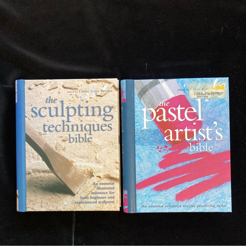 2 Art Books Sculpting Tech Bible and The Pastel Artist Bible
